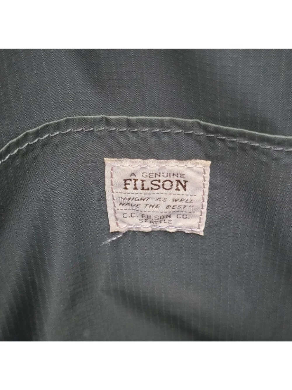 Filson Messenger Bag Mens Medium Brown Rugged Twill Leather Field Crossbody USA